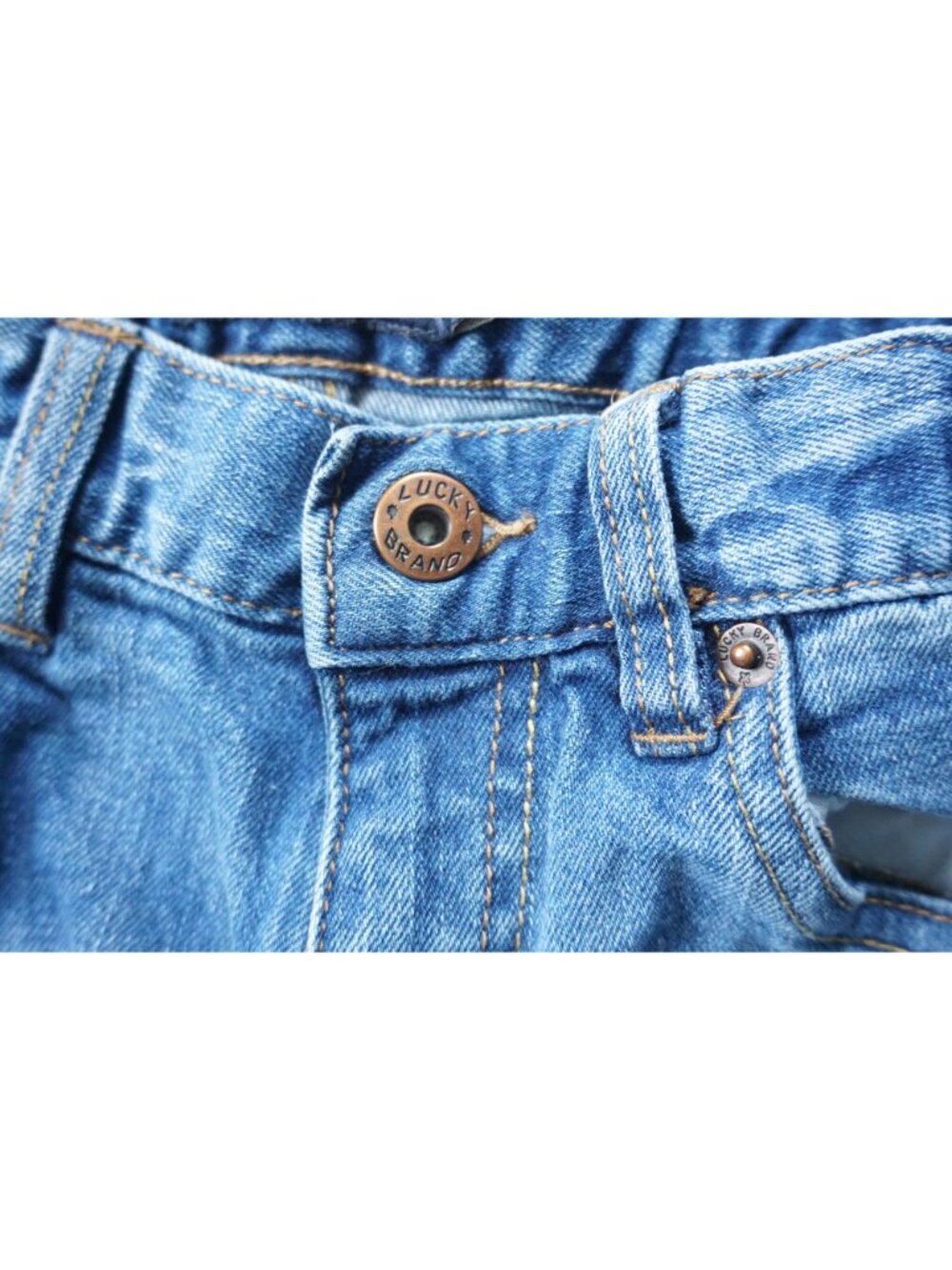 Lucky Brand Girls Denim Authentic Skinny Jeans - Size 16 - Picture 2 of 8